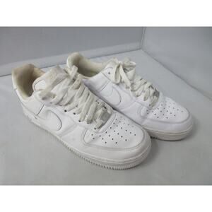 Nike Mens Air Force 1 07 315122-111 White Beaters Casual Shoes Size 8.5